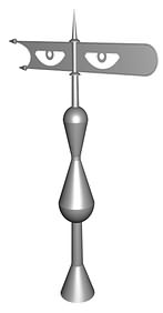 Wetterfahne Wendehals Variante