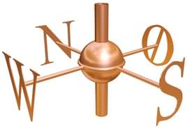 Windrose (mit Kugel)